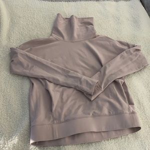Lululemon light pink mock neck pullover
